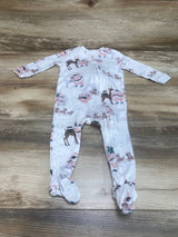 Pottery Barn Kids Organic Santa Sleeper White sz 9-12m