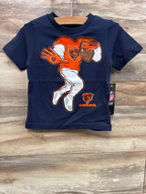 NEW NFL Chicago Bears Toddler Stiff Arm T-Shirt Navy sz 2T