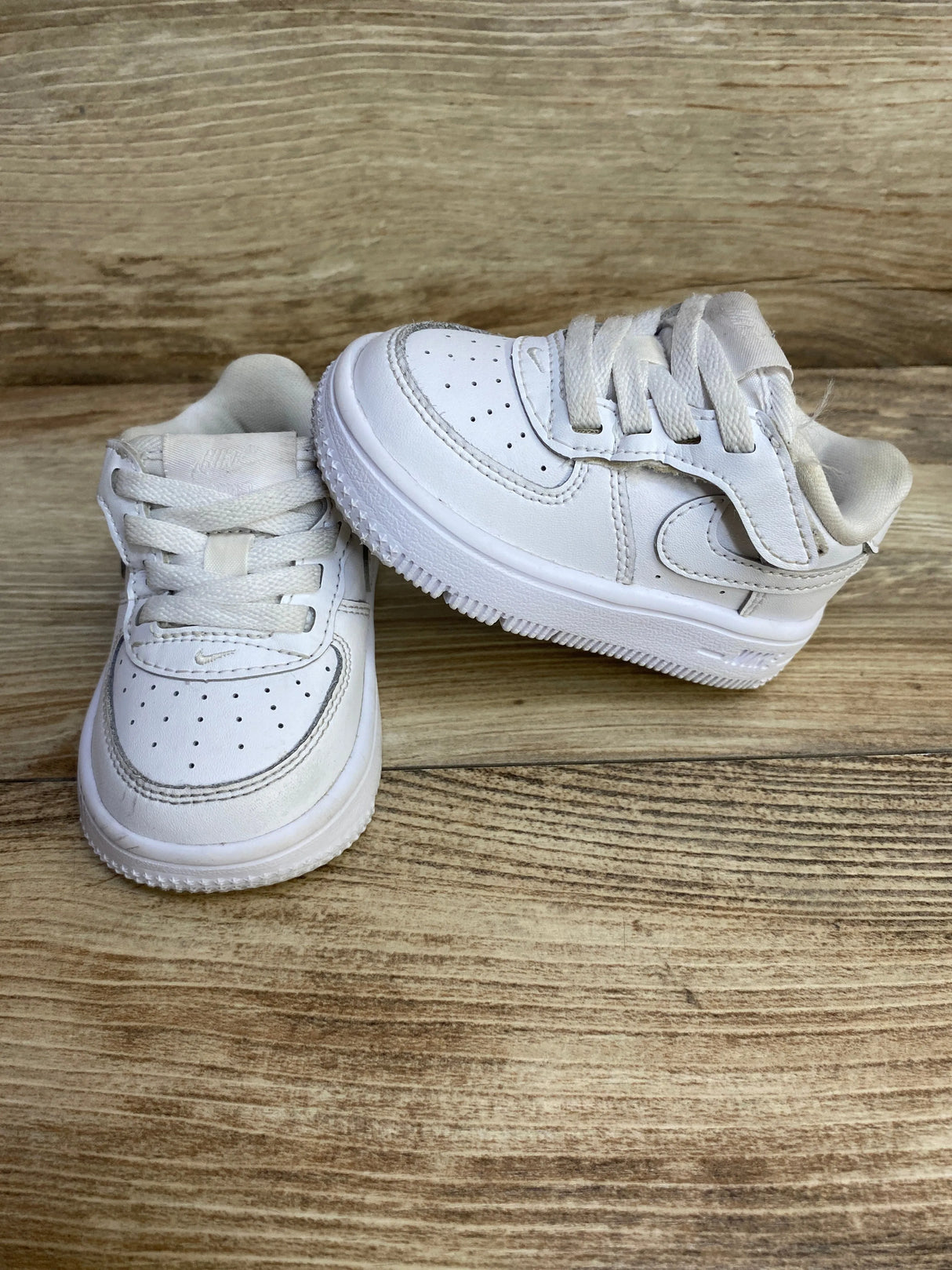 Nike Toddler Force 1 Low EasyOn White sz 4c