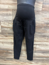 Time & Tru Maternity Full Panel Pants Black sz Medium