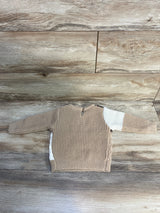Chunky Knit Pull Over Sweater Brown sz 9-12m