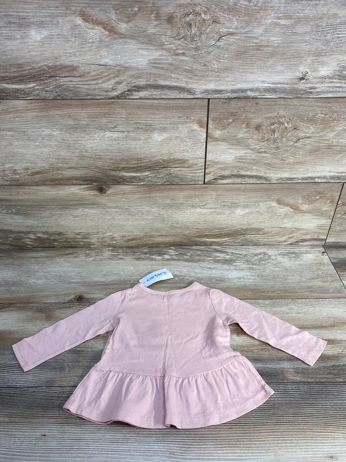 NEW Carter's Hello Lovely Floral Peplum Top Pink sz 12m