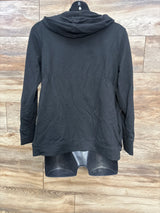 Isabel Maternity Hooded Zip-Up Jacket Black sz Large