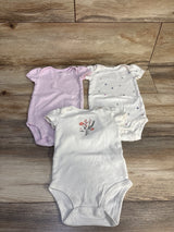 Carter's 3pk Bodysuits White sz 6m