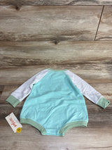 NEW Cat & Jack Little Love Sweatshirt Romper sz 12m