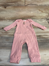 NEW Willow + Whimsy Ribbed Coverall Pink sz 6-9m