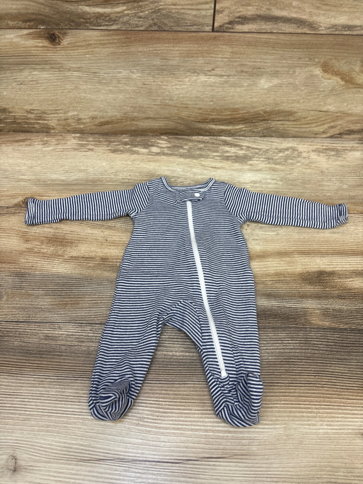 Just One You Striped Sleeper Blue sz Preemie