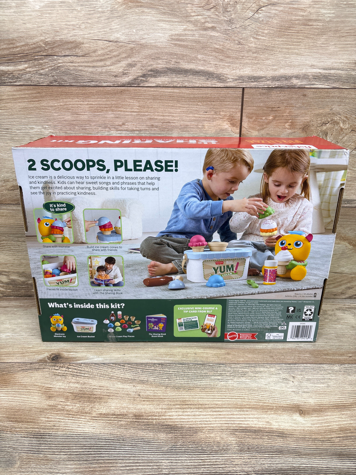NEW Fisher Price Big Little Feelings Sharing Kit