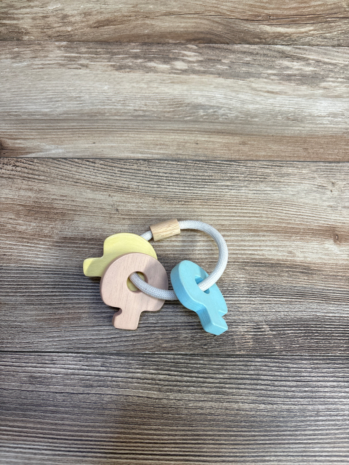 Plan Toys Baby Key Rattle Pastel