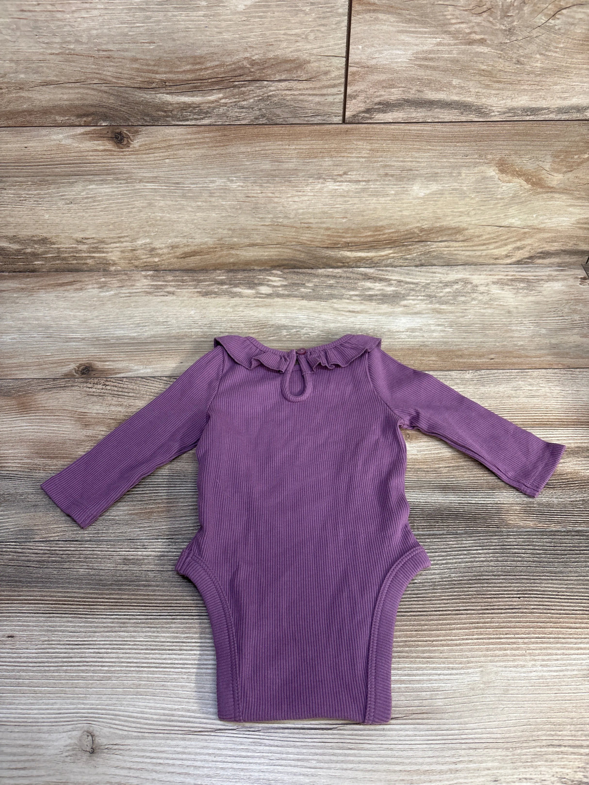NEW Jumping Beans Ribbed Collar Bodysuit Purple sz 6m