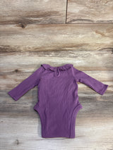 NEW Jumping Beans Ribbed Collar Bodysuit Purple sz 6m