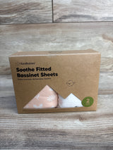 NEW KeaBabies Soothe Fitted Bassinet Sheets 2pk