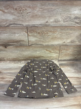 NEW Old Navy Long Sleeve Shirt Green sz 5T