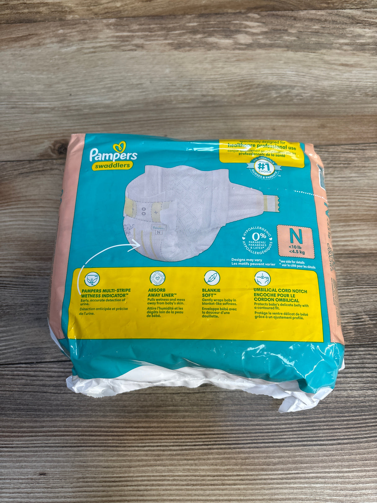 NEW Pampers Swaddlers Diapers 20Ct, sz Newborn