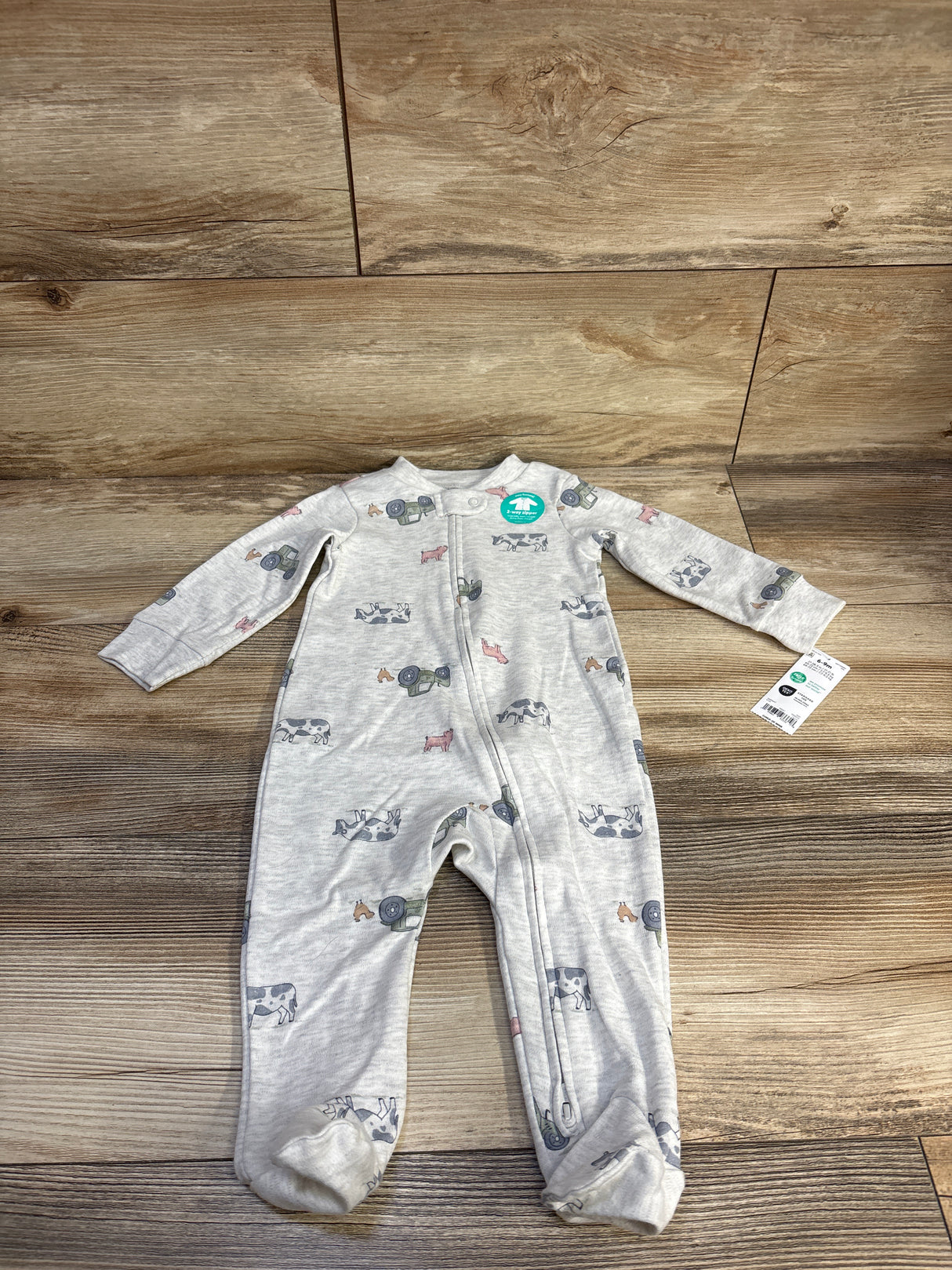 NEW Child Of Mine Sleeper Grey sz 6-9m