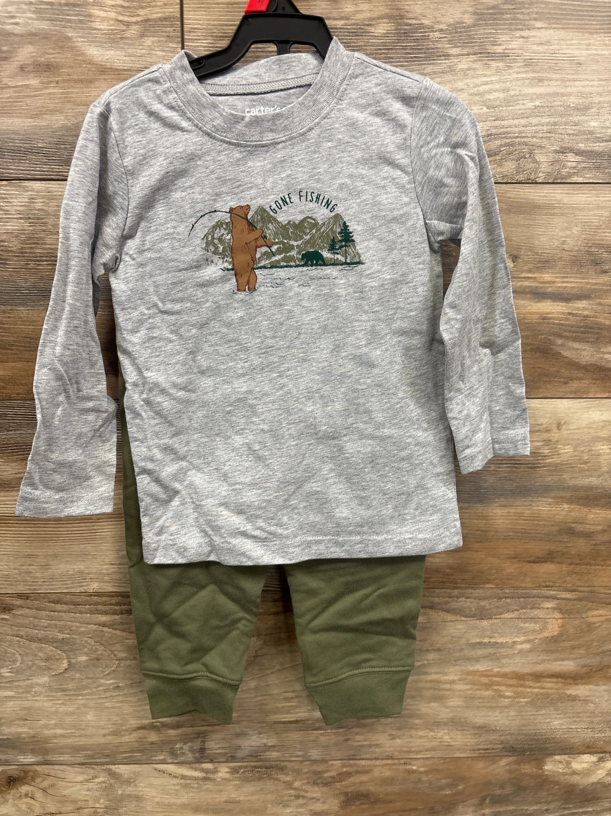 NEW Child of Mine 3pc Vest Set Olive sz 2T