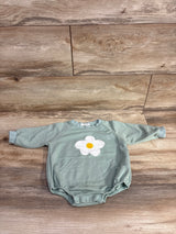 Kids Baby Daisy Bubble Romper Sage sz 6-12m