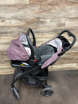 Graco Verb Click Connect Travel System with SnugRide Infant Car Seat  Pink