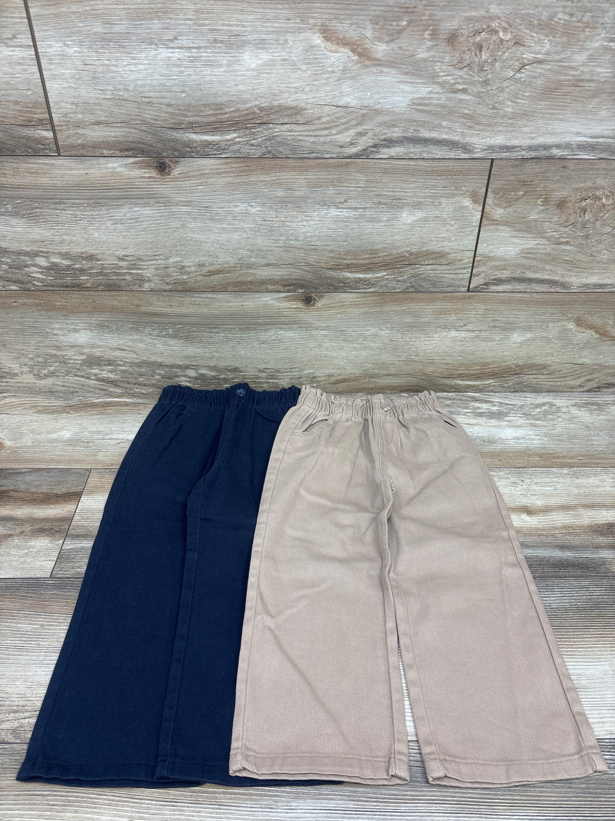 Pekkle 2pk Pull-On Pants Navy/Tan sz 4T