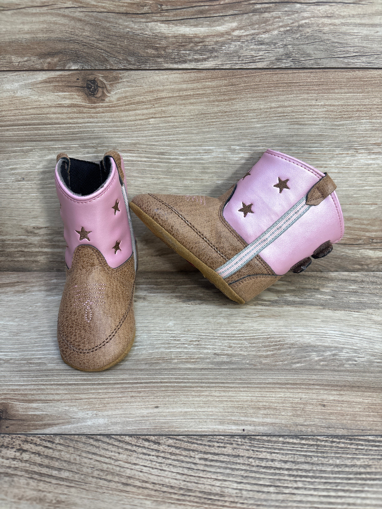 Boot Barn Lia Poppet Little Star Western Boots Pink sz 4c