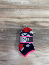 NEW Step Up Socks Polka Dot Blue 3pk sz 4-6