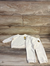Disney Baby 2pc Winnie The Pooh Ribbed Sweatshirt & Joggers Set Ivory sz 18m