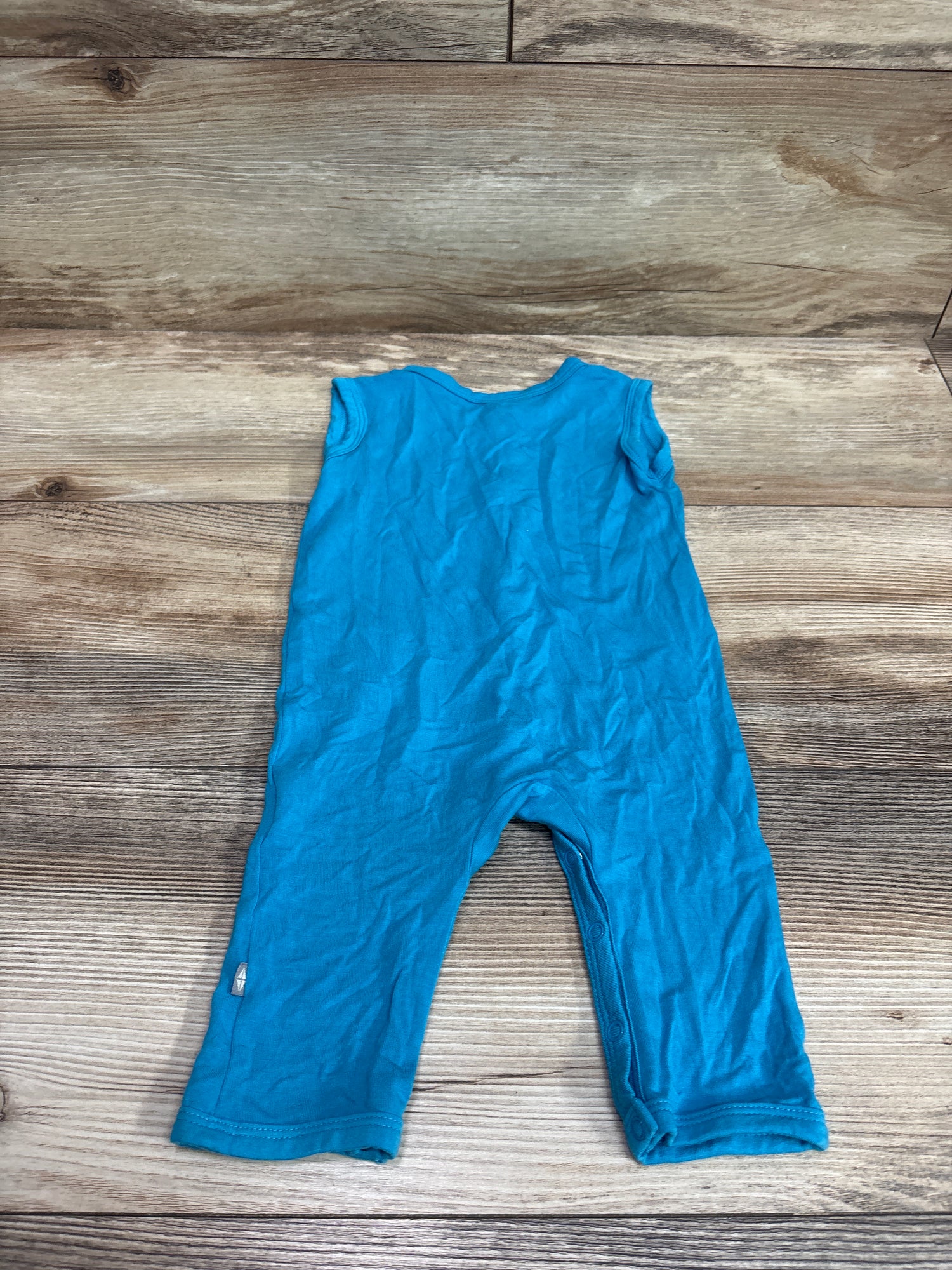 Kyte Baby Sleeveless Snap Jumpsuit in Blue sz 6-12m