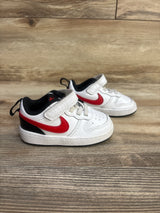Nike Court Borough Low 2 TD 'White University Red' Sneakers sz 5c - Me n Mommy To Be