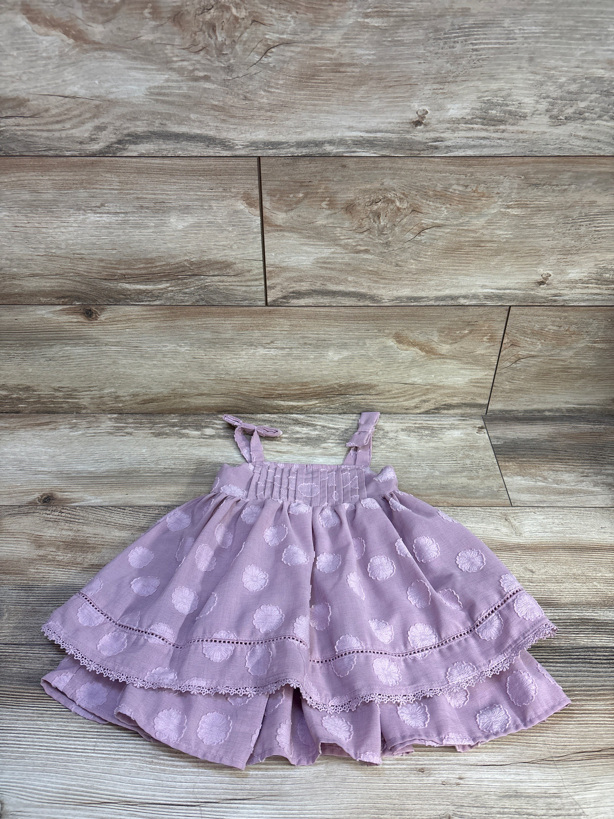 Sincerely Jules Girl Layered Sleeveless Dress Purple sz 18m