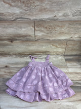 Sincerely Jules Girl Layered Sleeveless Dress Purple sz 18m