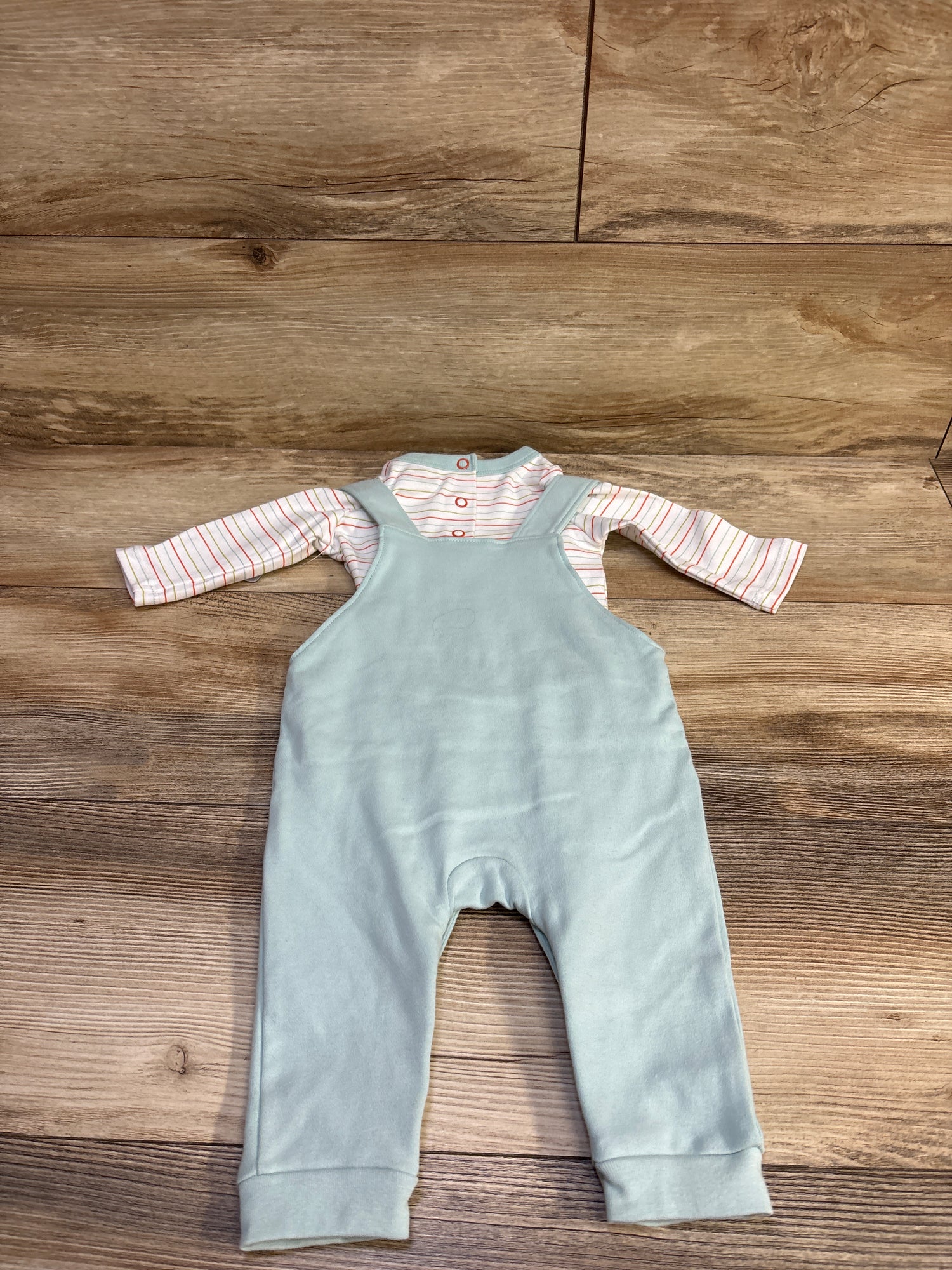 NEW Disney Store 2pc Winnie The Pooh Overall Set White sz 3-6m