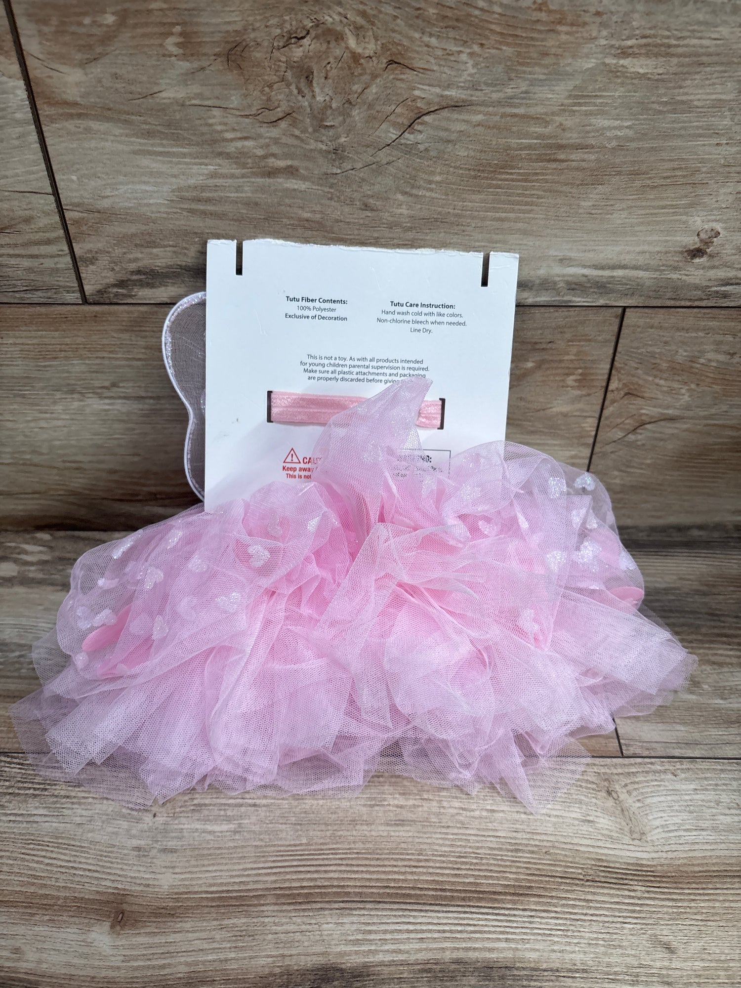 NEW 2pc Butterfly Wings & Tutu Accessory Set Pink One Size