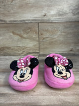 Disney Minnie Mouse Slippers Pink sz 7/8c