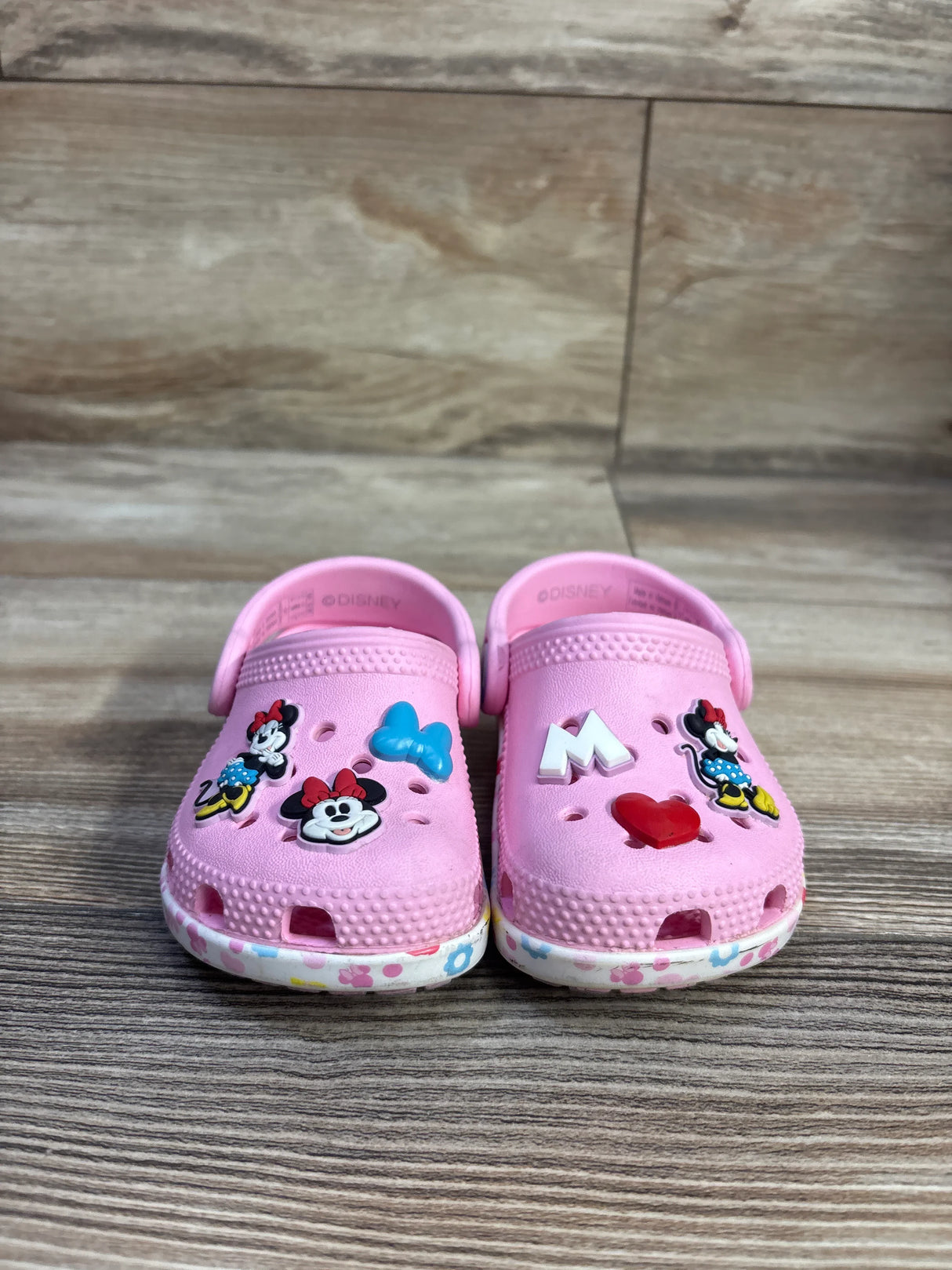 Crocs Minnie Mouse Classic Clogs Pink sz 5c