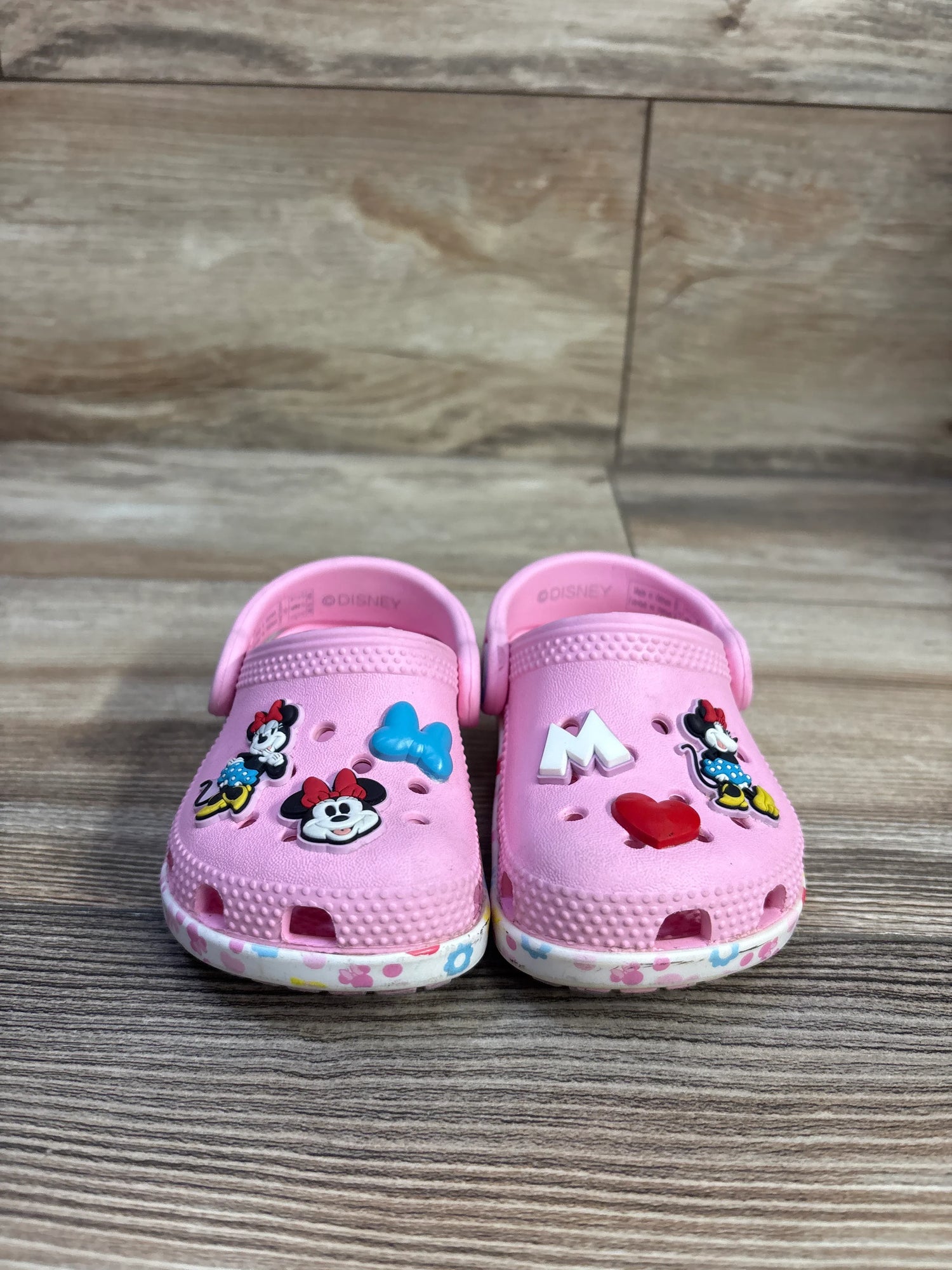 Crocs Minnie Mouse Classic Clogs Pink sz 5c