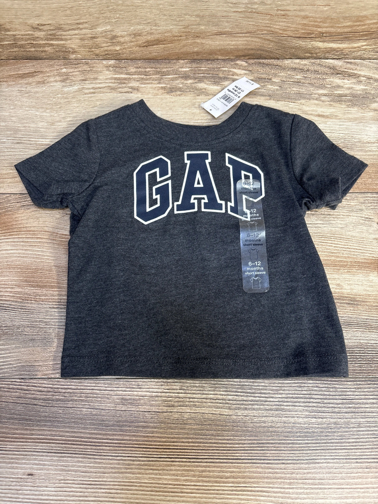 NEW Baby Gap Logo T-Shirt Grey sz 6-12m - Me n Mommy To Be