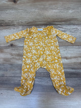 Nicole Miller Ribbed Footed Coverall Yellow sz 0/3m