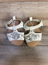 Bebe Sandals White sz 2c