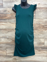 Bhome Maternity Ruffle Sleeve Dress Green sz Small - Me n Mommy To Be