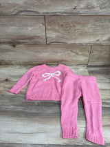 Old Navy 2pc SoSoft Knit Sweater & Pants Set Pink sz 12-18m
