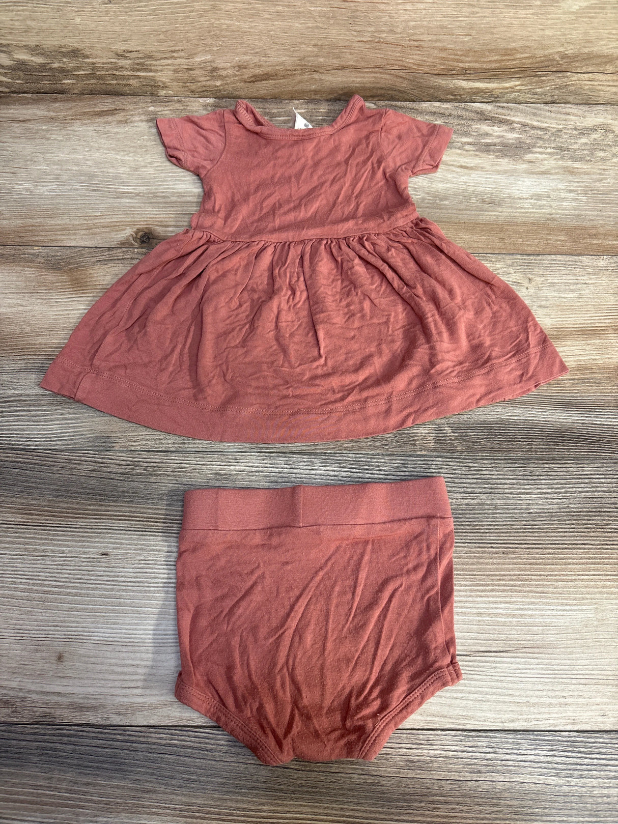 Kate Quinn 2pc Short Sleeve Dress & Bloomers sz 3-6m - Me n Mommy To Be