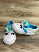 Vans Slip-On V Unicorn Sneakers White sz 6c