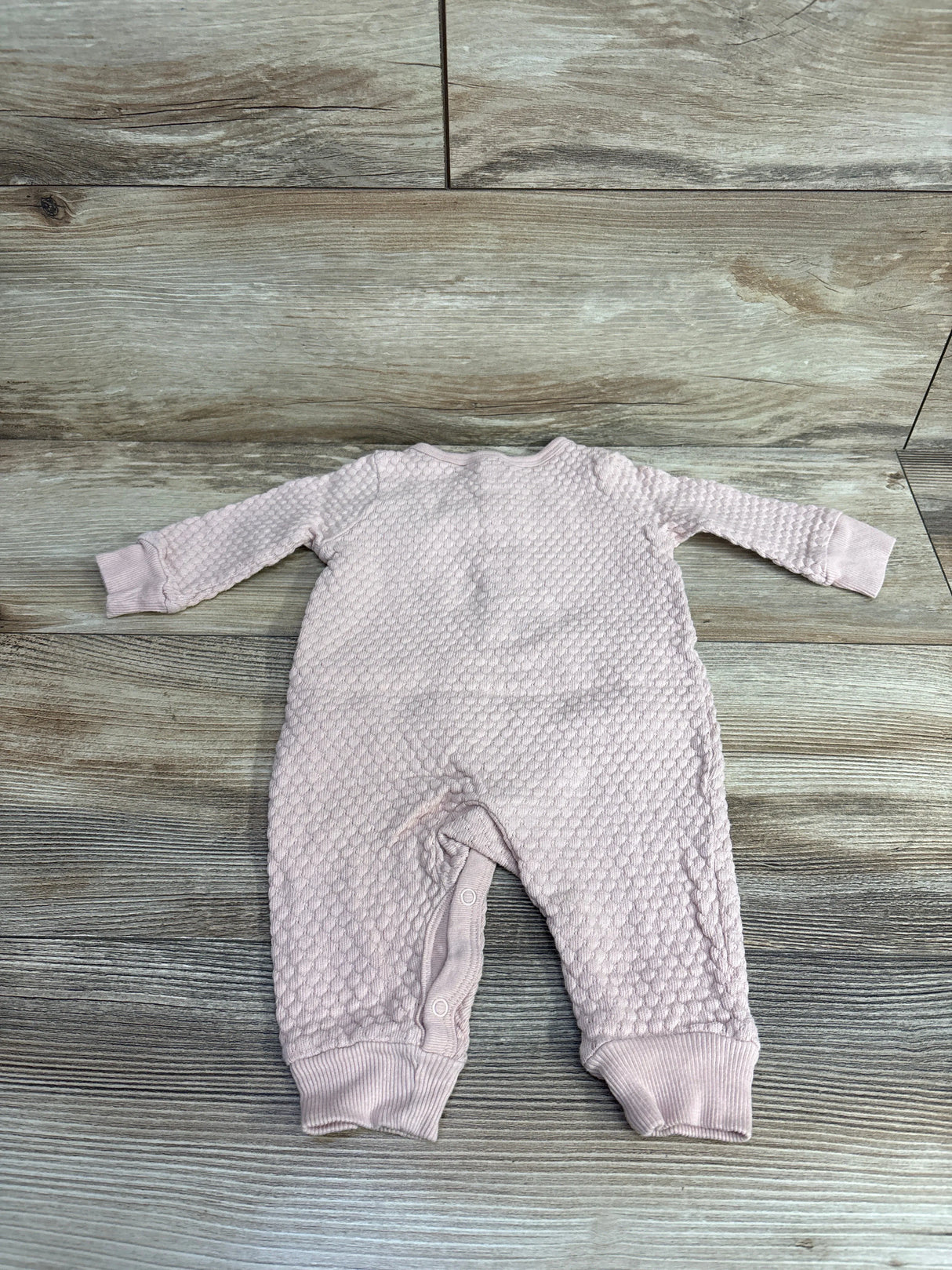 Cloud Island Textured Henley Coverall Pink sz 0-3m