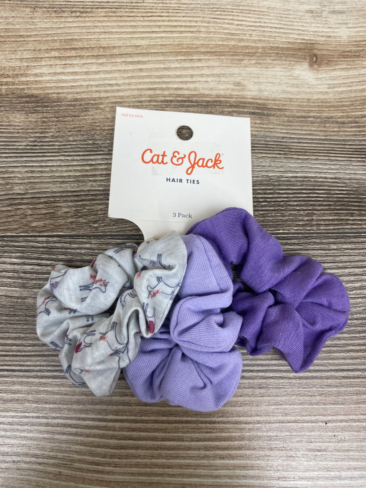 NEW Cat & Jack 3pk Hair Ties Purple