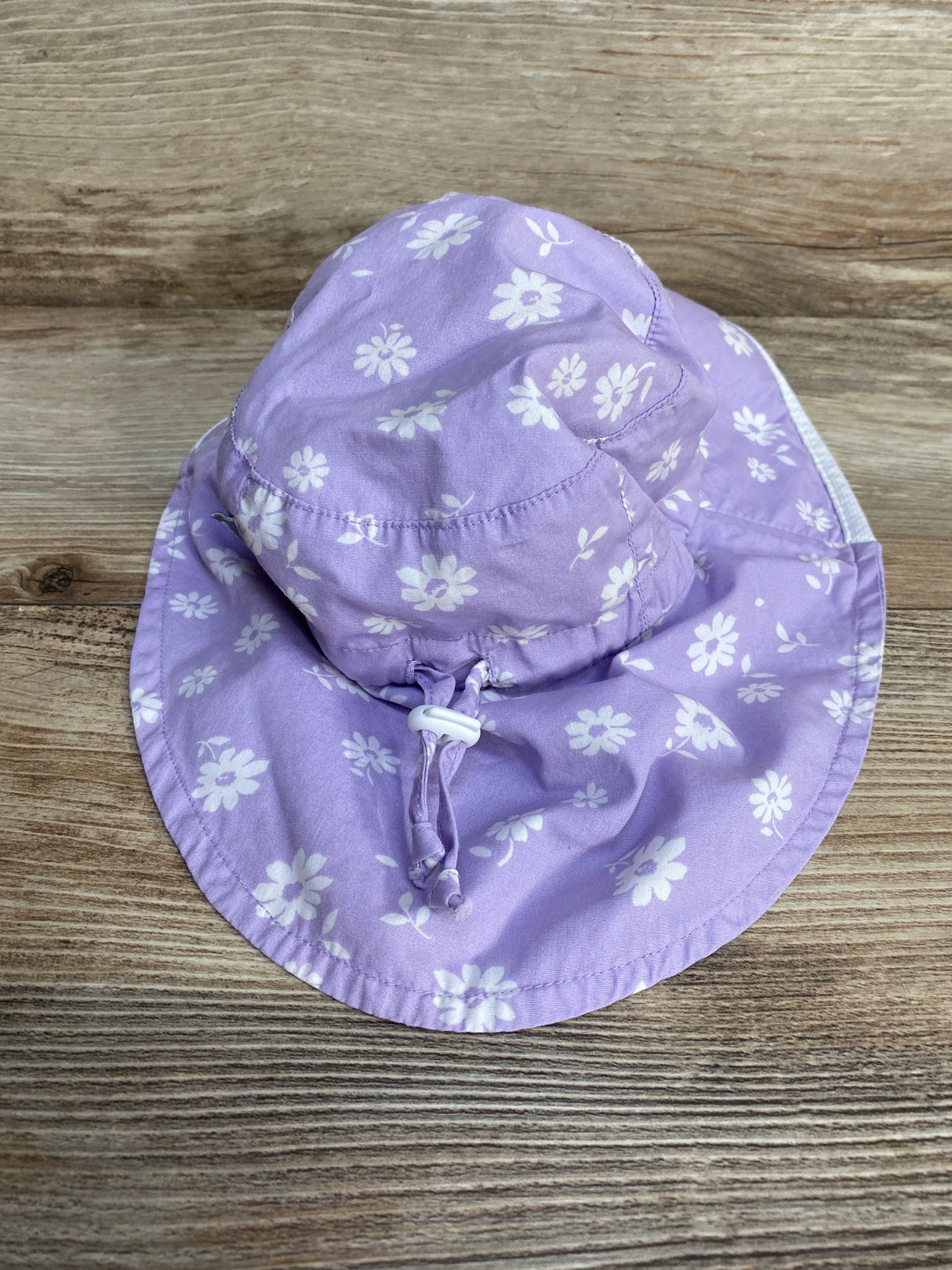 Jan & Jul Purple Daisy Cotton Floppy Hat 0-6m