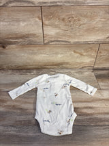 Carter's Ribbed Henley Bodysuit Ivory sz 3m