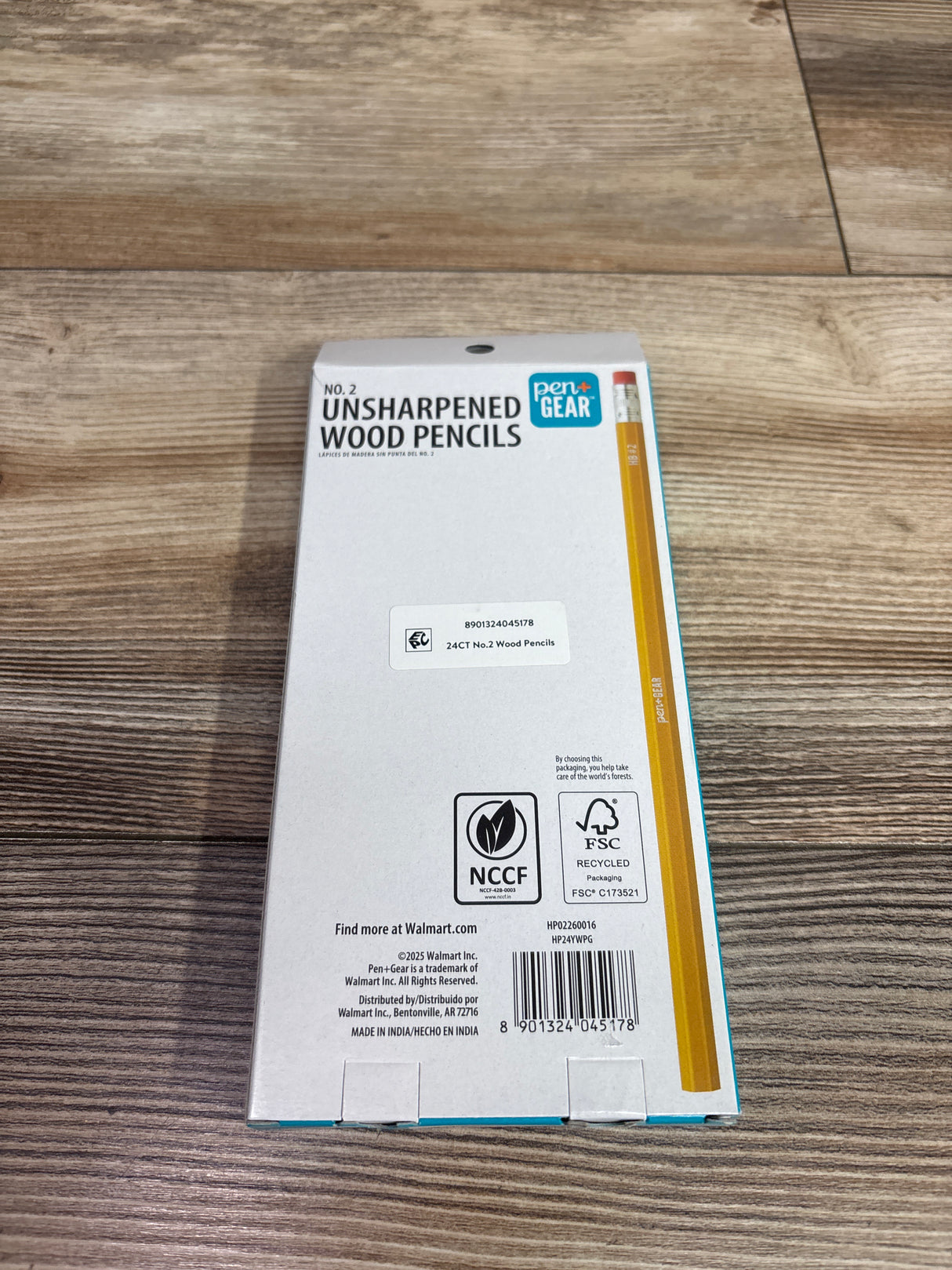 NEW Pen + Gear No. 2 Unsharpened Wood Pencils 24ct