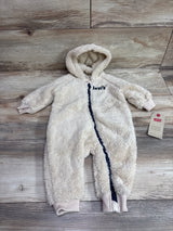 NEW Levi's Plush Hooded Coverall Beige sz 6m