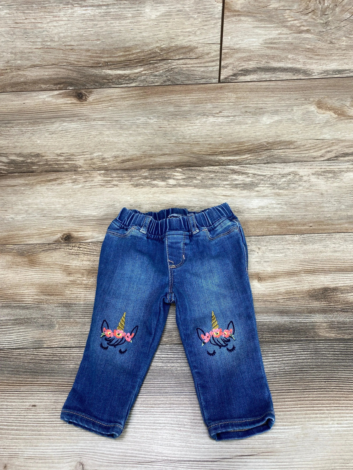 Gap Denim Unicorn Jeggings Blue sz 12-18m - Me 'n Mommy To Be