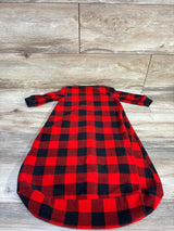 Carter's Plaid Blanket Sleep Sack Red sz 3-6m